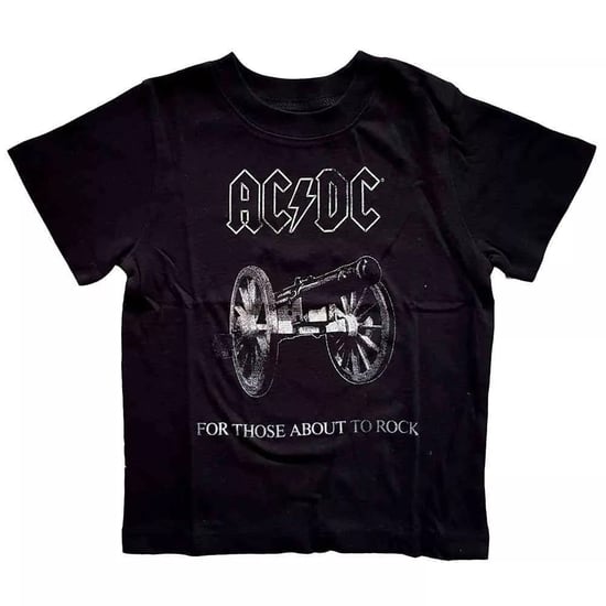 AC/DC Kinderen/Kinderen Over To Rock T-Shirt (Zwart) - Image 1