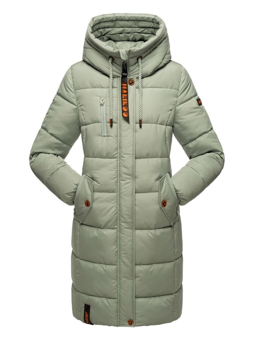 Marikoo dames winterjas – Lange gewatteerde jas met capuchon & zakken - Image 2