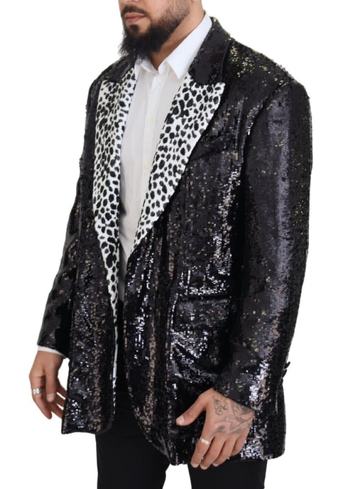 Paillette Blazer Dalmatiër Kraag - Image 2