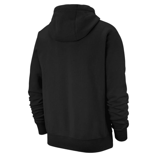 Nike Unisex Volwassen Sportkleding Club Hoodie (Zwart/Wit) - Image 2