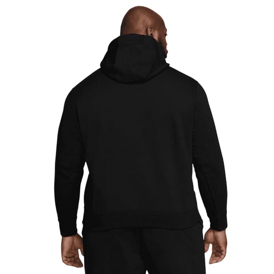 Nike Unisex Volwassen Sportkleding Club Hoodie (Zwart/Wit) - Image 5