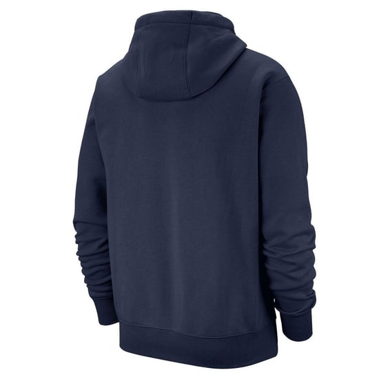 Nike Unisex Volwassen Sportkleding Club Hoodie (Middernacht Marine/Wit) - Image 2