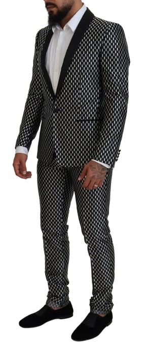 Geometrisch Patroon Slimfit Pak - Image 2