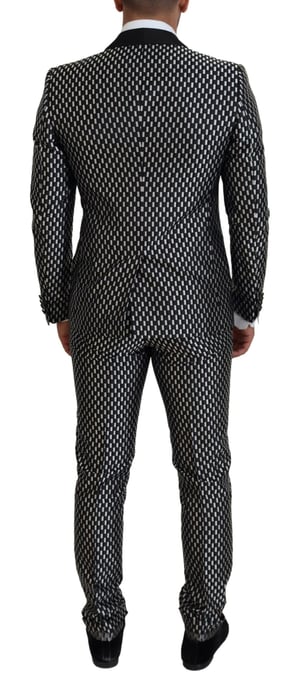 Geometrisch Patroon Slimfit Pak - Image 3
