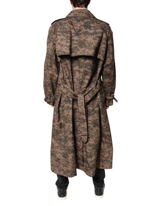 Langline Camo Trenchcoat - Image 4