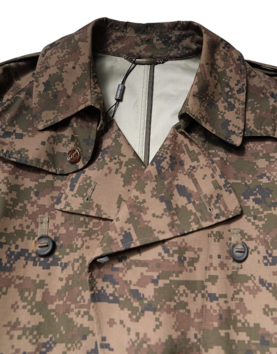Langline Camo Trenchcoat - Image 5
