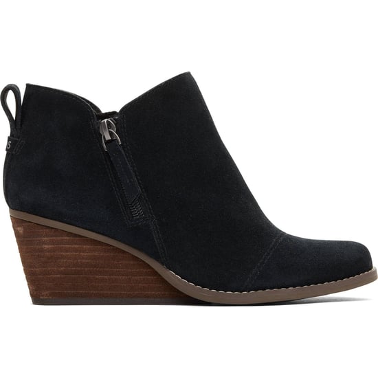 TOMS Goldie Textiele Vrouwen Zwarte Hak Enkelboots - Image 1