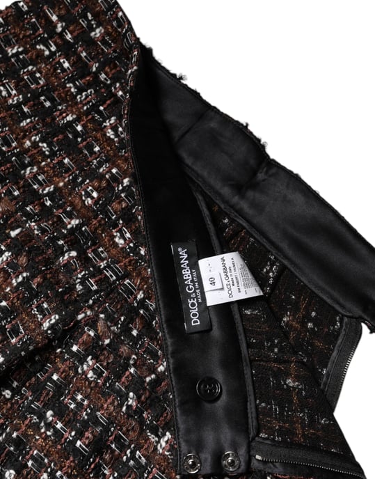 Plisségordijn Mini Rok van Tweed - Image 6