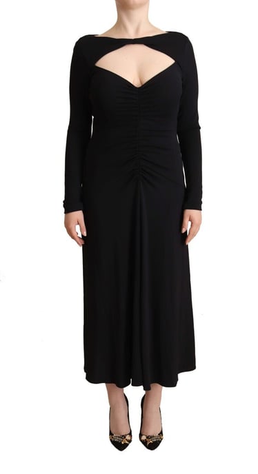 Pinko Lange Mouwen Jersey Midi Jurk Aline - Image 1