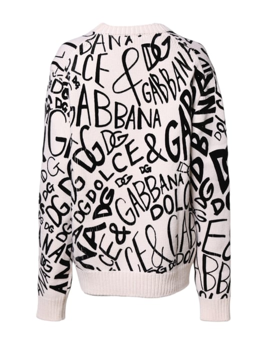 Dolce Gabbana Logo Gebreide Trui - Image 4