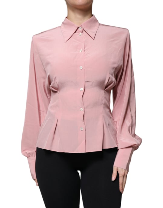 Zijden Blouse Met Lange Mouwen - Image 1