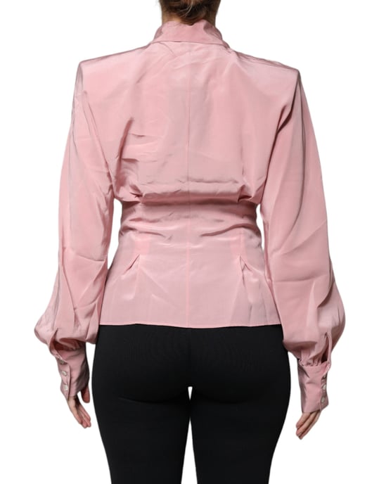 Zijden Blouse Met Lange Mouwen - Image 4