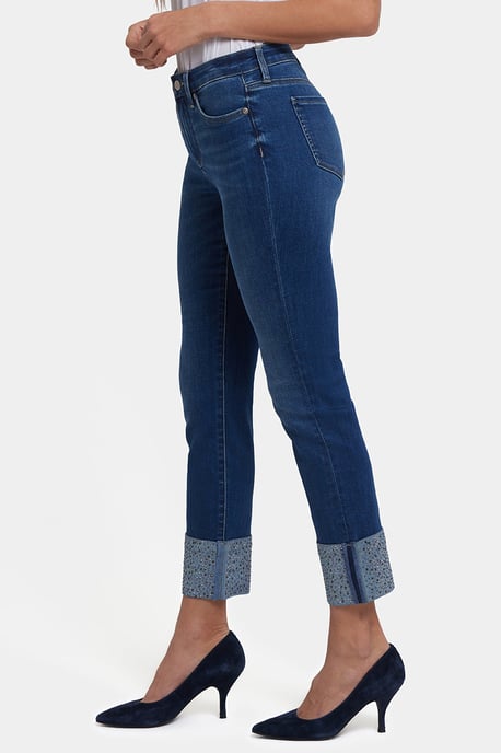 Sheri Slim Enkellange Jeans | Vintage Lapis - Image 2