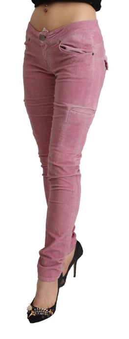 Corduroy Skinny Jeans Roze - Image 2