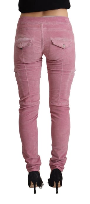 Corduroy Skinny Jeans Roze - Image 3