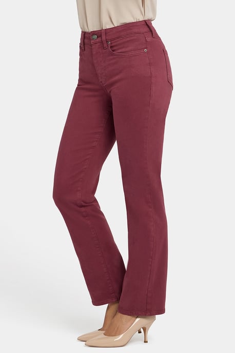 Marilyn Straight Jeans | Echte Bourgondië - Image 2