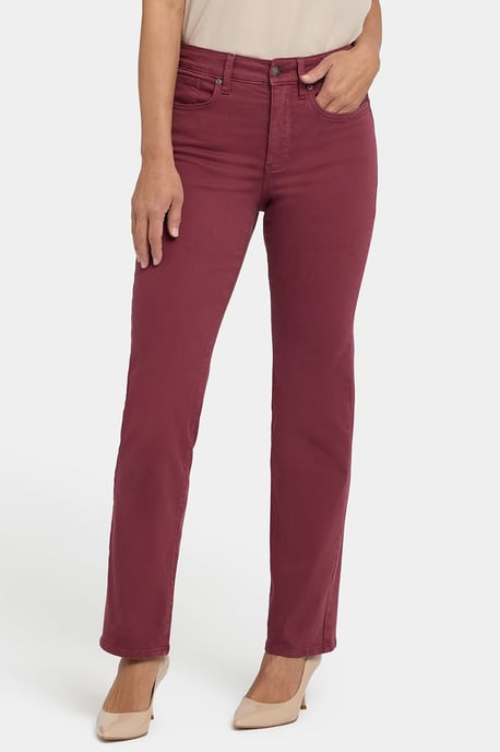 Marilyn Straight Jeans | Echte Bourgondië - Image 3