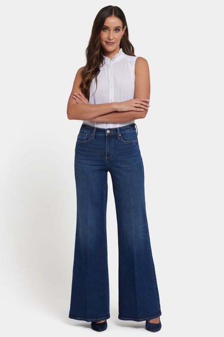 Mia Palazzo Jeans | Vintage Lapis - Image 1