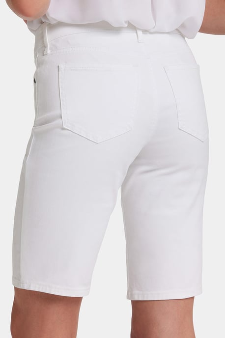 Briella Korte Witte Gedempte Jeans | Optisch Wit - Image 4