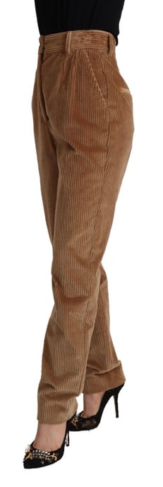 Katoenen Corduroy Broek Bruin - Image 2