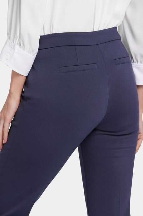 Slimme Broek in Ponte Knit | Oxford Marineblauw - Image 5