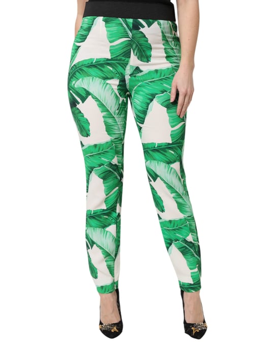 Geprinte Broek Hoge Taille Slim Fit - Image 1