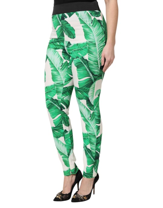 Geprinte Broek Hoge Taille Slim Fit - Image 3