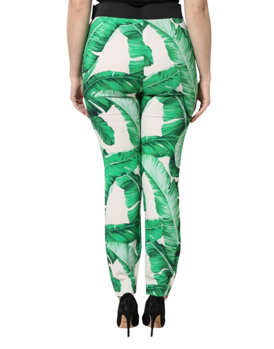 Geprinte Broek Hoge Taille Slim Fit - Image 4