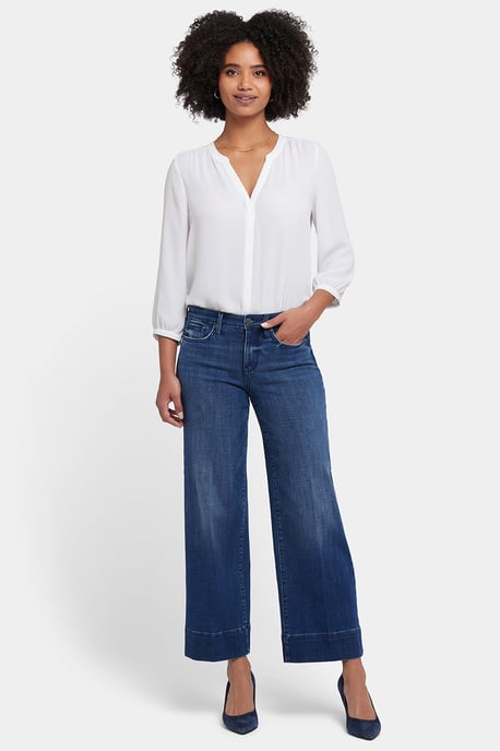 Teresa Wijde Pijpen Enkellange Jeans | Maanlicht - Image 1