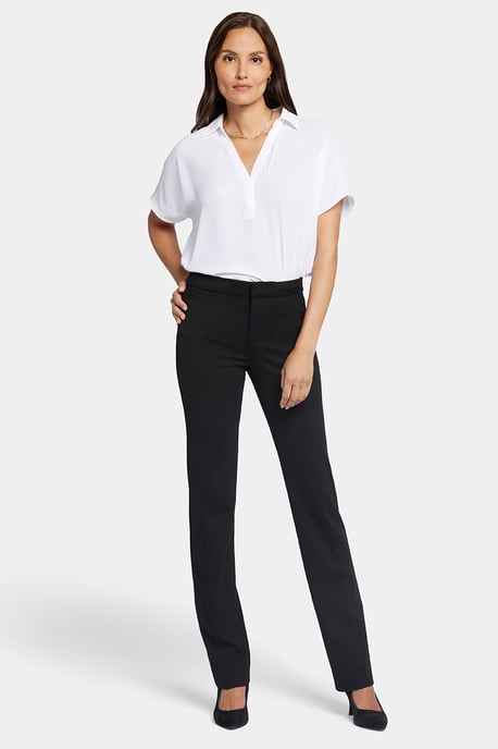 Slimme Broek in Ponte Knit | Zwart - Image 3