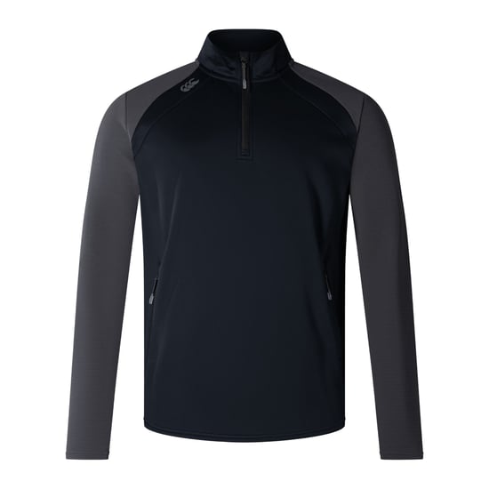 Canterbury Heren Elite Quarter Zip Top (Zwart) - Image 1
