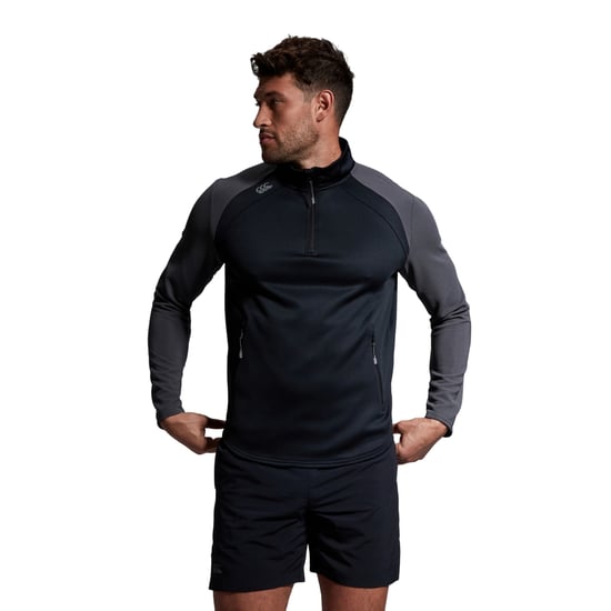 Canterbury Heren Elite Quarter Zip Top (Zwart) - Image 3