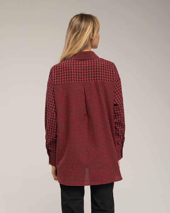 Oversized geruite overhemd - Image 2