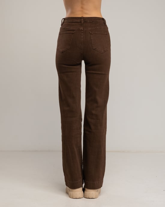 Eenvoudige spijkerbroeken met hoge taille - Image 3