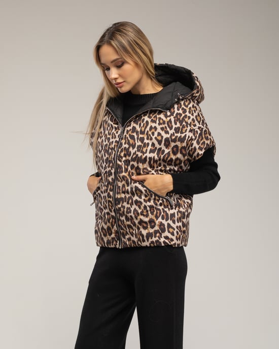 Oversized omkeerbaar gewatteerd vest - Image 3