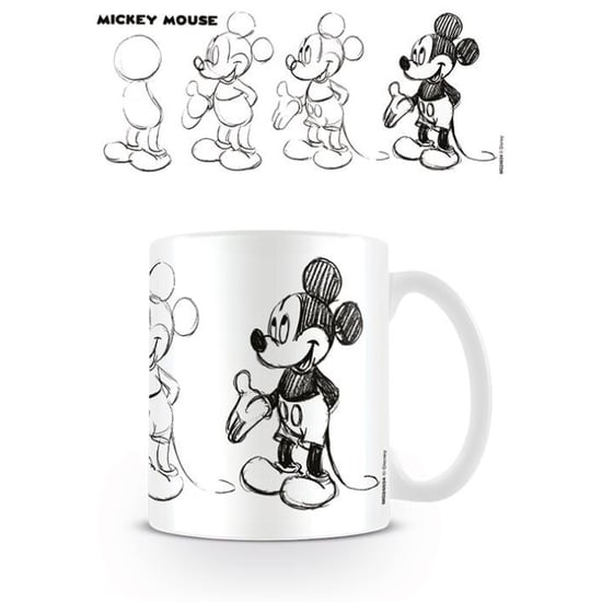 Disney Schetsproces Mickey Mouse Mok (Wit/zwart) - Image 2