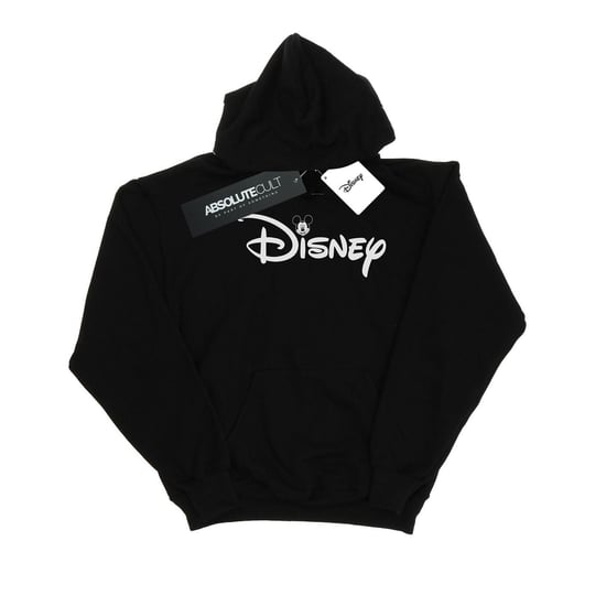 Disney Heren Mickey Mouse Hoofd Logo Hoodie (Zwart) - Image 1