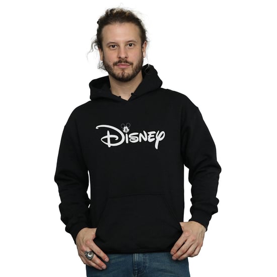 Disney Heren Mickey Mouse Hoofd Logo Hoodie (Zwart) - Image 2