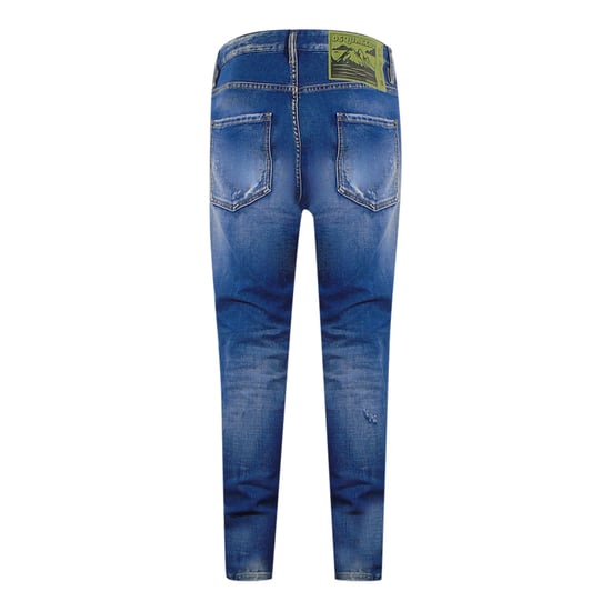 Dsquared2 Relax Lange Kruis Blauwe Denim Jeans - Image 2