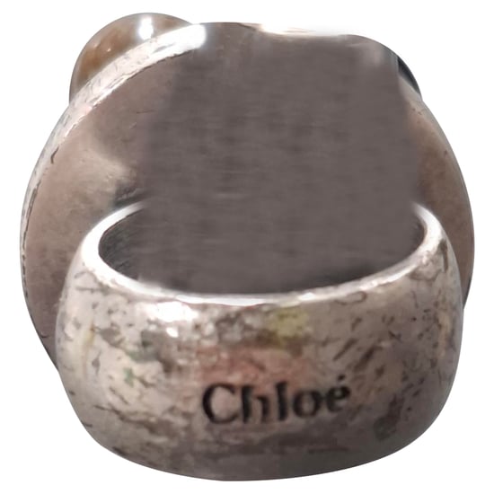 Chloé versierde ring in zilverkleurig metaal - Image 3
