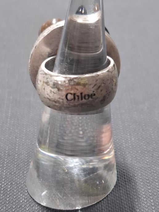 Chloé versierde ring in zilverkleurig metaal - Image 6