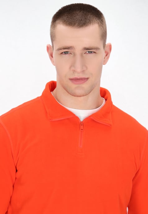 Mo Fleece trui Heren oranje - Image 5