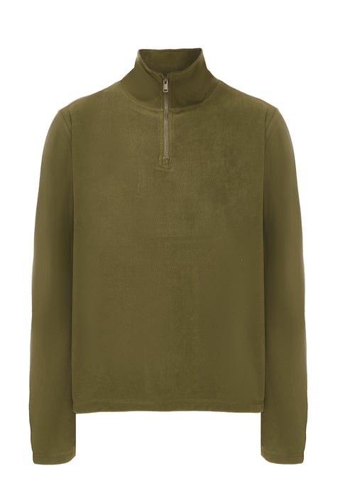 Mo Fleece trui Heren kaki - Image 1