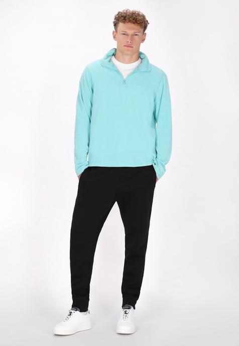 Mo Fleece trui Heren turkoois - Image 2