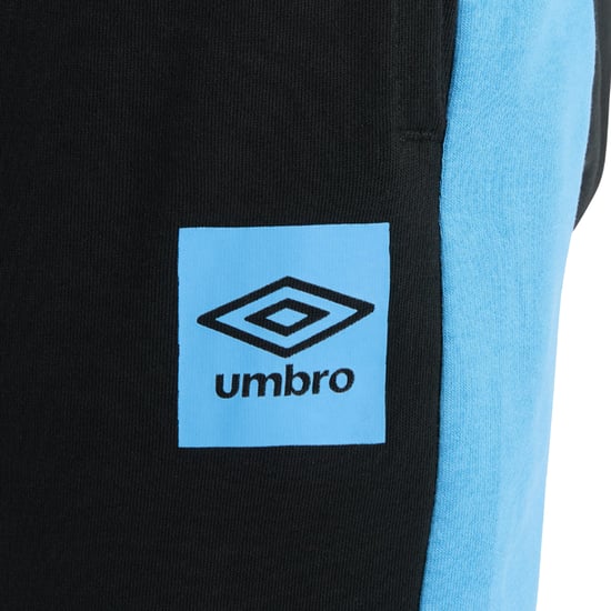 Umbro Heren Terras Joggingbroek (Zwart/Azuurblauw) - Image 3