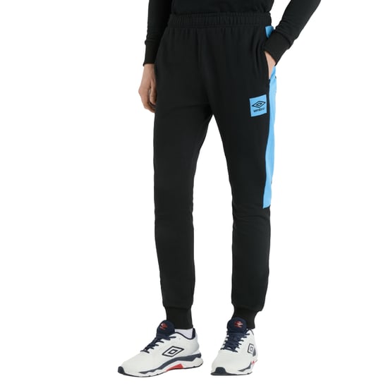 Umbro Heren Terras Joggingbroek (Zwart/Azuurblauw) - Image 5