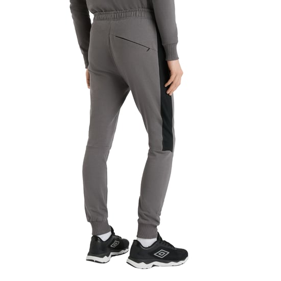 Umbro Heren Terras Joggingbroek (Kasteelrots/Zwart) - Image 2