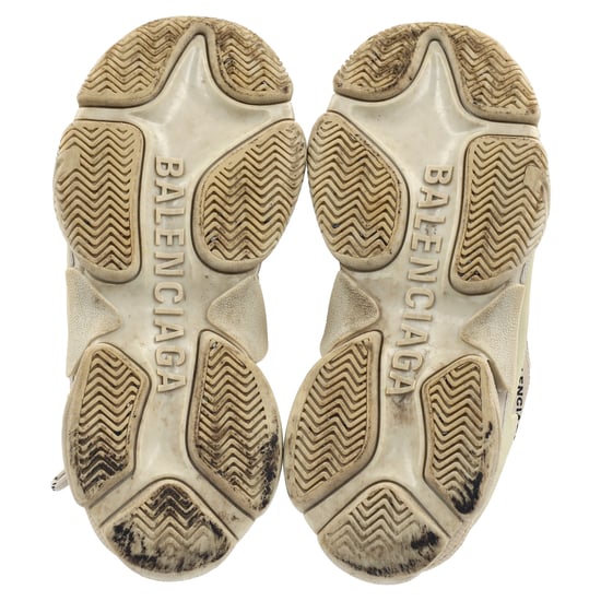 Balenciaga Triple S sneakers in beige polyester - Image 6