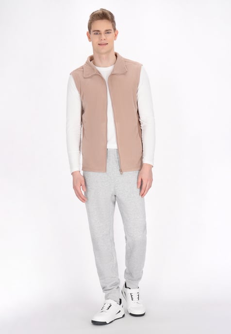 Mo Waistcoat Heren beige - Image 2