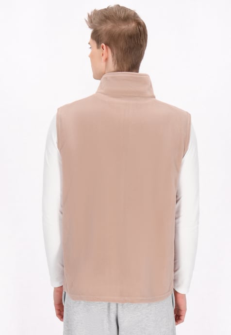 Mo Waistcoat Heren beige - Image 4
